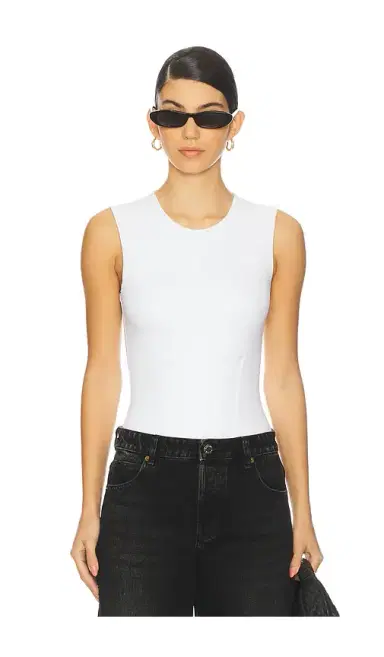 Good American Weightless Corset Tank Top | Thumbnail 1 Good American Weightless Corset Tank Top | Thumbnail 1