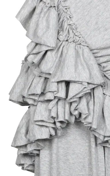 Dries Van Noten Humairah Ruffled Cotton-Jersey Midi Skirt | Thumbnail 6 Dries Van Noten Humairah Ruffled Cotton-Jersey Midi Skirt | Thumbnail 6