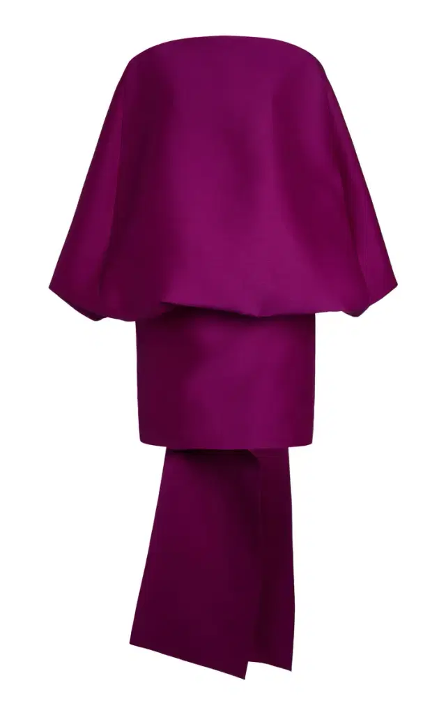 Off-The-Shoulder Wool-Silk Dress Off-The-Shoulder Wool-Silk Dress