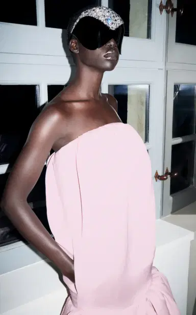Balenciaga Silk Gazar Balloon Maxi Dress | Thumbnail 2 Balenciaga Silk Gazar Balloon Maxi Dress | Thumbnail 2