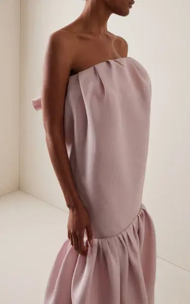 Balenciaga Silk Gazar Balloon Maxi Dress | Thumbnail 4 Balenciaga Silk Gazar Balloon Maxi Dress | Thumbnail 4
