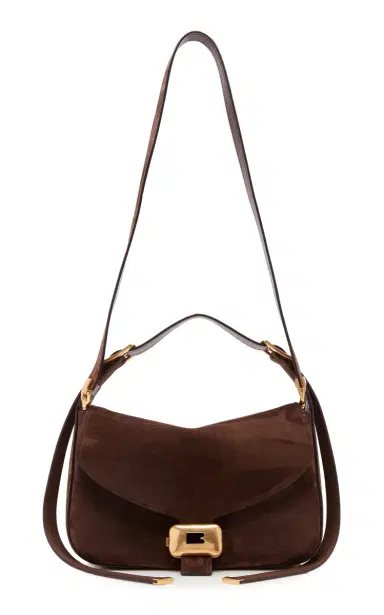 Balenciaga Clicca Medium Suede Shoulder Bag | Thumbnail 5 Balenciaga Clicca Medium Suede Shoulder Bag | Thumbnail 5
