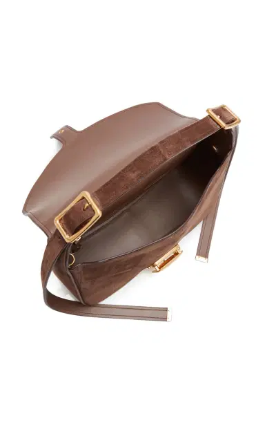 Balenciaga Clicca Medium Suede Shoulder Bag | Thumbnail 7 Balenciaga Clicca Medium Suede Shoulder Bag | Thumbnail 7