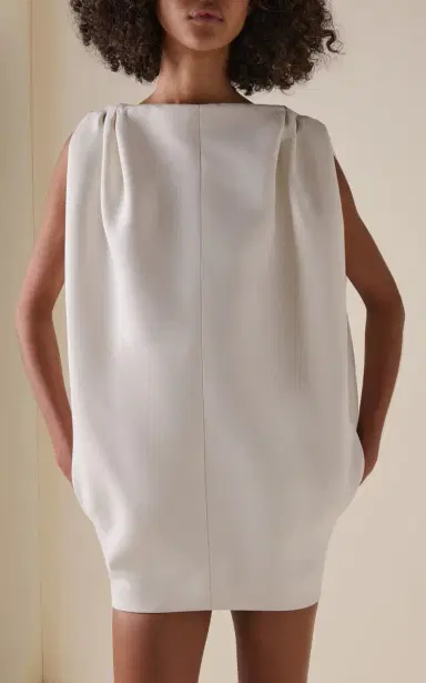 Balenciaga Compact Wool-Blend Mini Dress | Thumbnail 4 Balenciaga Compact Wool-Blend Mini Dress | Thumbnail 4