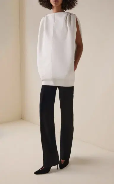 Balenciaga Compact Wool-Blend Mini Dress | Thumbnail 7 Balenciaga Compact Wool-Blend Mini Dress | Thumbnail 7