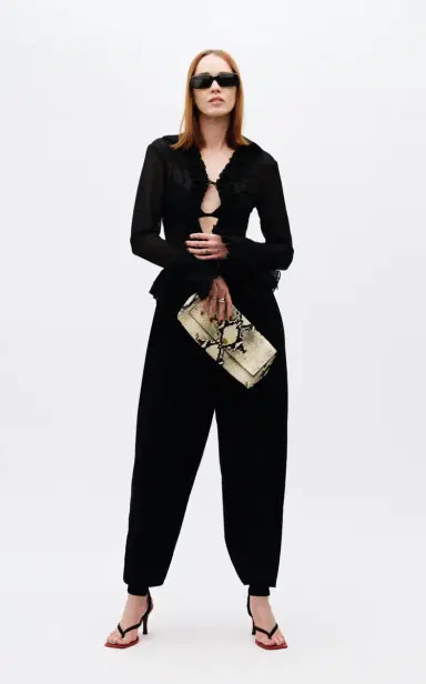 Ludovic de Saint Sernin Duchesse Plunging Neckline Top | Thumbnail 2 Ludovic de Saint Sernin Duchesse Plunging Neckline Top | Thumbnail 2