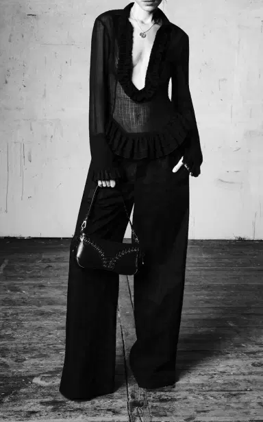 Ludovic de Saint Sernin Duchesse Plunging Neckline Top | Thumbnail 6 Ludovic de Saint Sernin Duchesse Plunging Neckline Top | Thumbnail 6