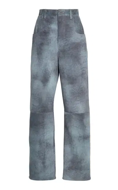Bottega Veneta Relaxed Suede Wide-Leg Pants | Thumbnail 1 Bottega Veneta Relaxed Suede Wide-Leg Pants | Thumbnail 1