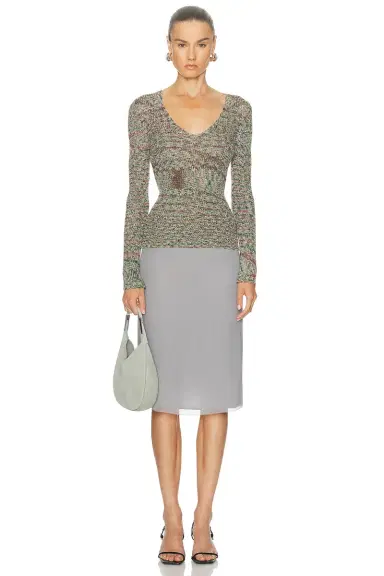 Missoni Deep V Neck Sweater | Thumbnail 4 Missoni Deep V Neck Sweater | Thumbnail 4