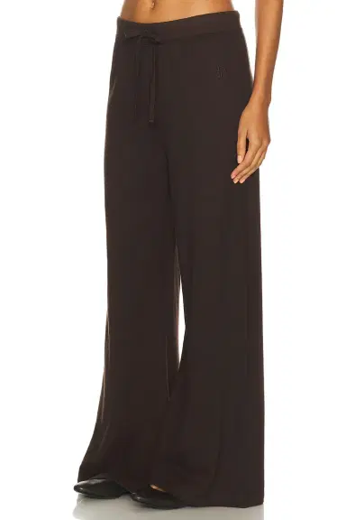 ÉTERNE Drawstring Lightweight French Terry Wide Leg Sweatpant | Thumbnail 3 ÉTERNE Drawstring Lightweight French Terry Wide Leg Sweatpant | Thumbnail 3