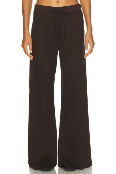ÉTERNE Drawstring Lightweight French Terry Wide Leg Sweatpant | Thumbnail 1 ÉTERNE Drawstring Lightweight French Terry Wide Leg Sweatpant | Thumbnail 1