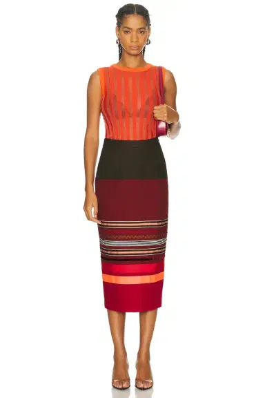 Christopher John Rogers Pleated Shell Top | Thumbnail 4 Christopher John Rogers Pleated Shell Top | Thumbnail 4