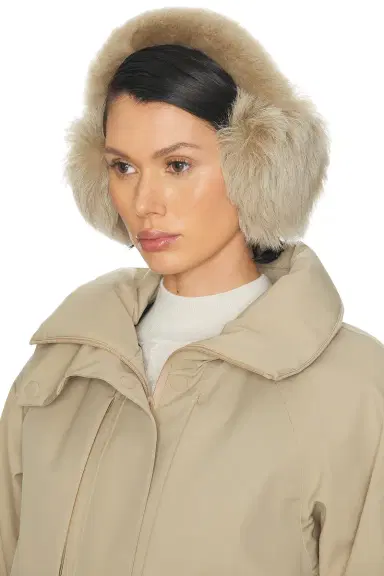 Burberry Shearling Earmuff | Thumbnail 2 Burberry Shearling Earmuff | Thumbnail 2