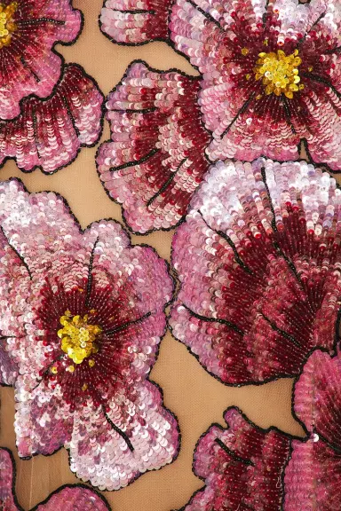 Oscar de la Renta Embroidered Cocktail Dress | Thumbnail 4 Oscar de la Renta Embroidered Cocktail Dress | Thumbnail 4