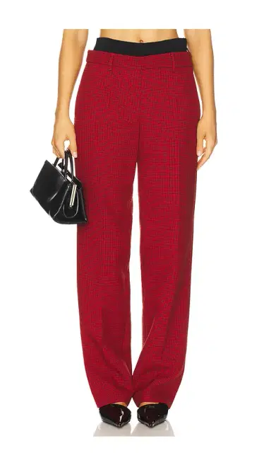 MSGM Techno Micro Check Pant | Thumbnail 1 MSGM Techno Micro Check Pant | Thumbnail 1