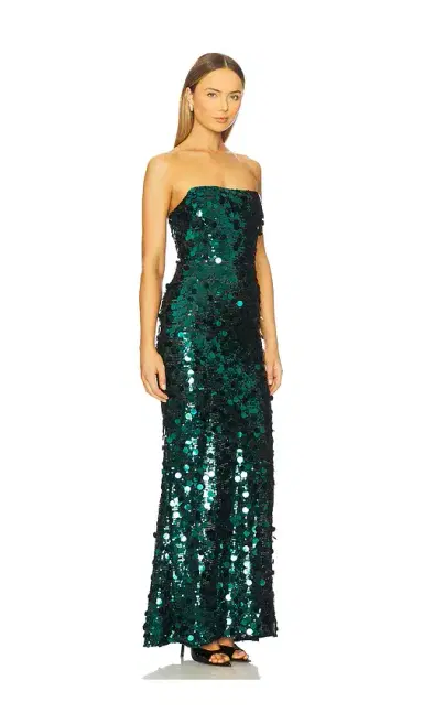 Bronx and Banco Farah Sequin Strapless Maxi Dress | Thumbnail 2 Bronx and Banco Farah Sequin Strapless Maxi Dress | Thumbnail 2