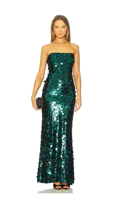 Bronx and Banco Farah Sequin Strapless Maxi Dress | Thumbnail 1 Bronx and Banco Farah Sequin Strapless Maxi Dress | Thumbnail 1
