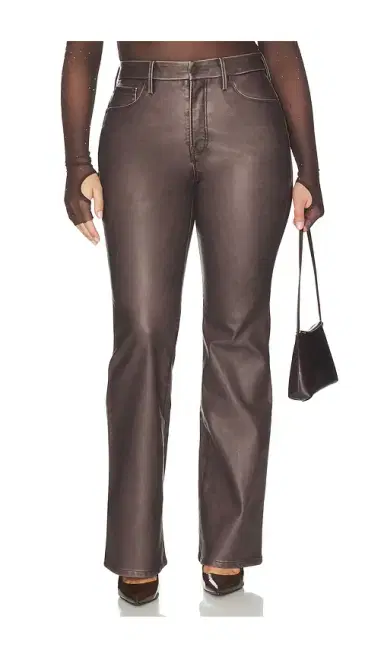 Good American Good Classic Bootcut Faux Leather Pants | Thumbnail 2 Good American Good Classic Bootcut Faux Leather Pants | Thumbnail 2