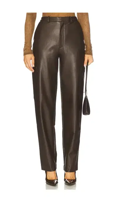 Lapointe Stretch Faux Leather Tapered Pant | Thumbnail 1 Lapointe Stretch Faux Leather Tapered Pant | Thumbnail 1