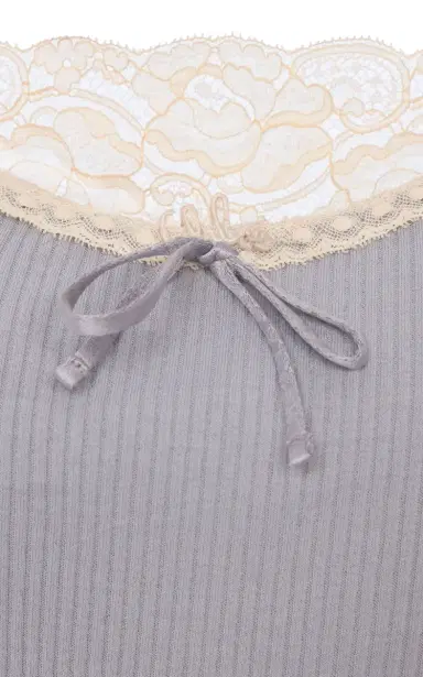 Chloé Lace-Trimmed Cotton-Blend Top | Thumbnail 5 Chloé Lace-Trimmed Cotton-Blend Top | Thumbnail 5