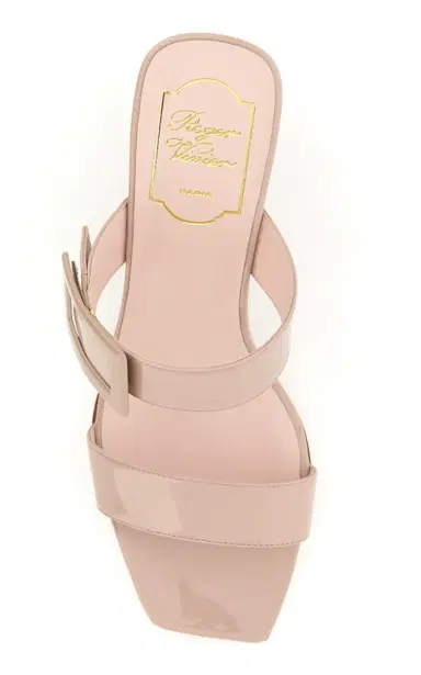 Roger Vivier Belle Vivier Leather Wedge Mules | Thumbnail 3 Roger Vivier Belle Vivier Leather Wedge Mules | Thumbnail 3