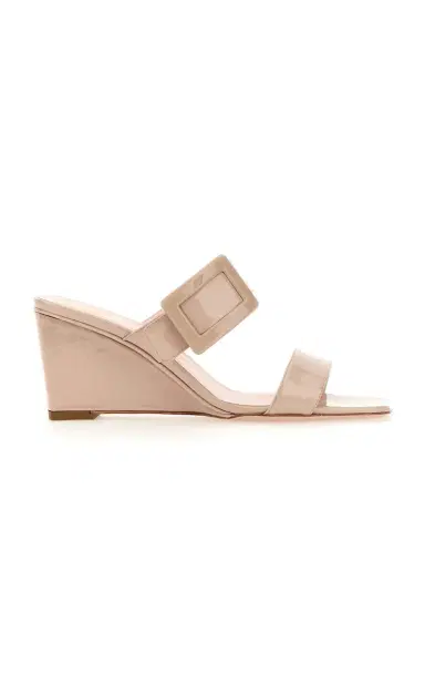 Roger Vivier Belle Vivier Leather Wedge Mules | Thumbnail 6 Roger Vivier Belle Vivier Leather Wedge Mules | Thumbnail 6