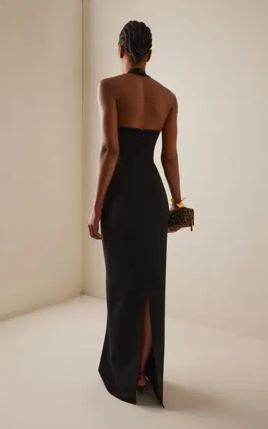 The New Arrivals Ilkyaz Ozel Asena Crepe Gown | Thumbnail 4 The New Arrivals Ilkyaz Ozel Asena Crepe Gown | Thumbnail 4