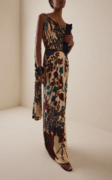 Johanna Ortiz Royal Garden Crepe Maxi Dress | Thumbnail 2 Johanna Ortiz Royal Garden Crepe Maxi Dress | Thumbnail 2