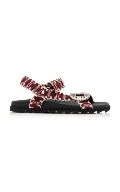 Roger Vivier Trekky Viv Ribbon Sandals | Thumbnail 1 Roger Vivier Trekky Viv Ribbon Sandals | Thumbnail 1