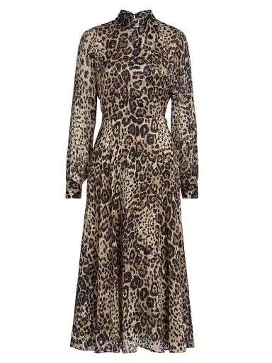 Elie Tahari Women's Nomi Leopard-Printed Silk-Blend Midi-Dress | Thumbnail 1 Elie Tahari Women's Nomi Leopard-Printed Silk-Blend Midi-Dress | Thumbnail 1