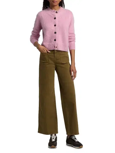 Lisa Yang Women's Azalea Brushed Cashmere Cardigan - Petal Brushed | Thumbnail 2 Lisa Yang Women's Azalea Brushed Cashmere Cardigan - Petal Brushed | Thumbnail 2