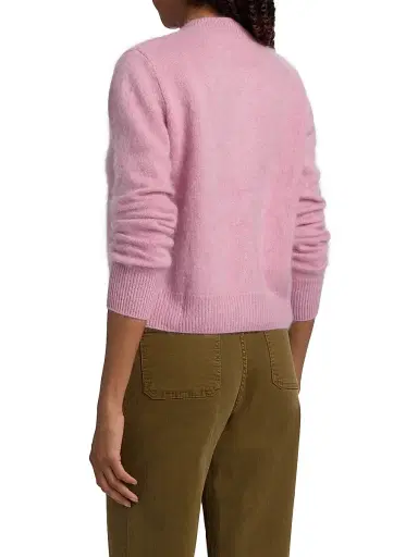 Lisa Yang Women's Azalea Brushed Cashmere Cardigan - Petal Brushed | Thumbnail 5 Lisa Yang Women's Azalea Brushed Cashmere Cardigan - Petal Brushed | Thumbnail 5