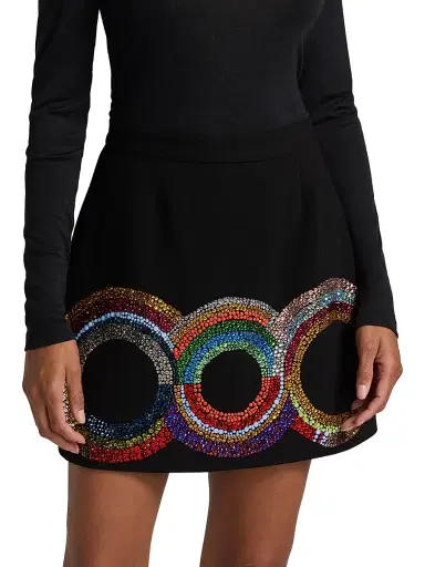 Libertine Women's Sonia Embellished A-Line Miniskirt | Thumbnail 3 Libertine Women's Sonia Embellished A-Line Miniskirt | Thumbnail 3