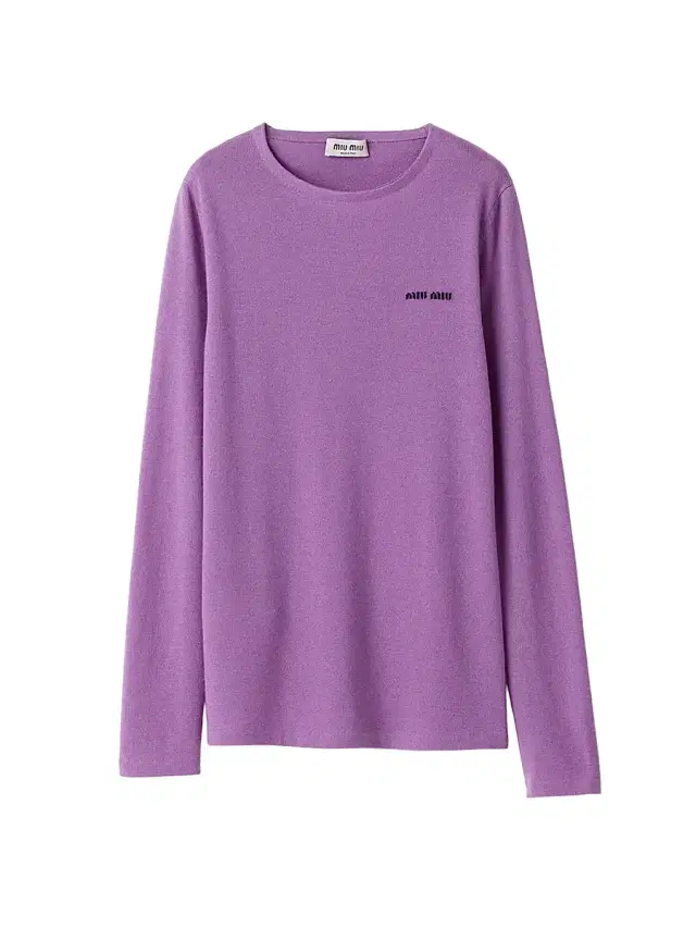 Women's Cashmere and Silk Crew-Neck Sweater - Purple Women's Cashmere and Silk Crew-Neck Sweater - Purple