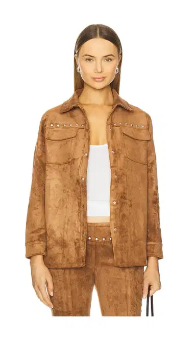 Amanda Uprichard x REVOLVE Nirvana Suede Jacket | Thumbnail 1 Amanda Uprichard x REVOLVE Nirvana Suede Jacket | Thumbnail 1