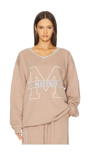 The Mayfair Group Mayfair Angels V Neck Sweatshirt | Thumbnail 1 The Mayfair Group Mayfair Angels V Neck Sweatshirt | Thumbnail 1