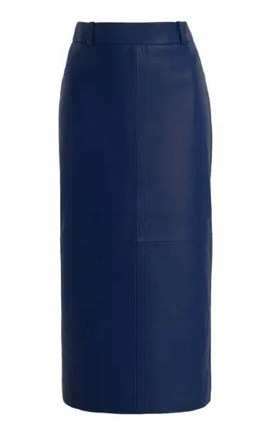 The Frankie Shop Taney Leather Midi Skirt | Thumbnail 6 The Frankie Shop Taney Leather Midi Skirt | Thumbnail 6
