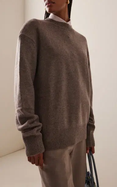 The Frankie Shop Rafaela Merino Wool-Cashmere Sweater | Thumbnail 2 The Frankie Shop Rafaela Merino Wool-Cashmere Sweater | Thumbnail 2