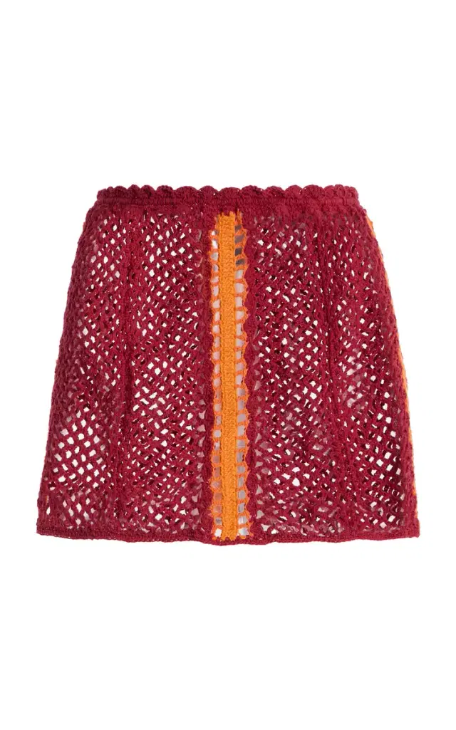 Exclusive Crocheted Cotton Mini Skirt Exclusive Crocheted Cotton Mini Skirt