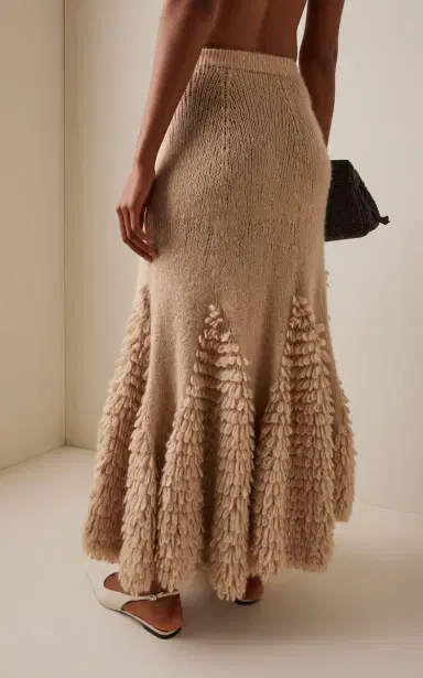 Ulla Johnson Nathalie Textured Alpaca-Blend Skirt | Thumbnail 4 Ulla Johnson Nathalie Textured Alpaca-Blend Skirt | Thumbnail 4