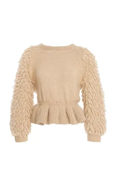 Ulla Johnson Selene Textured Alpaca-Blend Sweater | Thumbnail 8 Ulla Johnson Selene Textured Alpaca-Blend Sweater | Thumbnail 8
