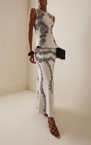 Ulla Johnson Valencia Jacquard-Knit Maxi Skirt | Thumbnail 2 Ulla Johnson Valencia Jacquard-Knit Maxi Skirt | Thumbnail 2