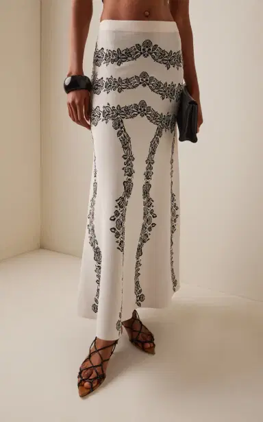 Ulla Johnson Valencia Jacquard-Knit Maxi Skirt | Thumbnail 3 Ulla Johnson Valencia Jacquard-Knit Maxi Skirt | Thumbnail 3