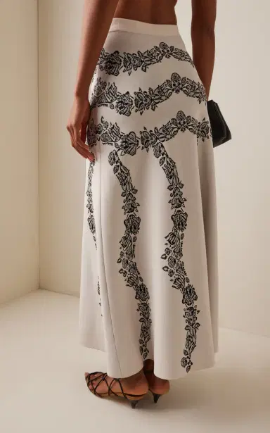 Ulla Johnson Valencia Jacquard-Knit Maxi Skirt | Thumbnail 4 Ulla Johnson Valencia Jacquard-Knit Maxi Skirt | Thumbnail 4