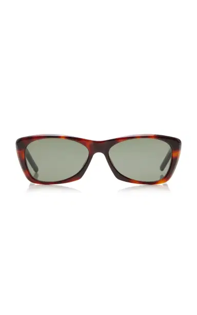 Saint Laurent Rectangle-Frame Acetate Sunglasses | Thumbnail 1 Saint Laurent Rectangle-Frame Acetate Sunglasses | Thumbnail 1
