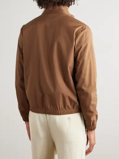 Loro Piana Storm System® Twill Bomber Jacket - Men | Thumbnail 4 Loro Piana Storm System® Twill Bomber Jacket - Men | Thumbnail 4