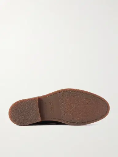 Brunello Cucinelli Flex Waxed-Suede Penny Loafers - Men | Thumbnail 3 Brunello Cucinelli Flex Waxed-Suede Penny Loafers - Men | Thumbnail 3