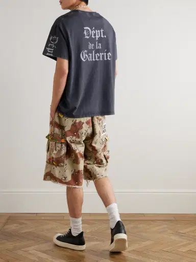 Gallery Dept. Logo-Print Cotton-Jersey T-Shirt - Men | Thumbnail 2 Gallery Dept. Logo-Print Cotton-Jersey T-Shirt - Men | Thumbnail 2