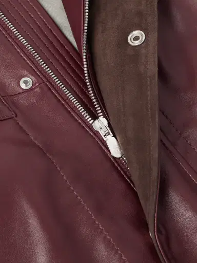 Brunello Cucinelli Padded Nubuck-Trimmed Leather Field Jacket - Men | Thumbnail 4 Brunello Cucinelli Padded Nubuck-Trimmed Leather Field Jacket - Men | Thumbnail 4
