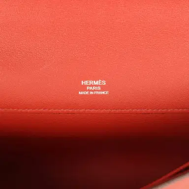HERMÈS Pre-owned Hermes Kelly Cut Brique Swift Palladium Hardware | Thumbnail 7 HERMÈS Pre-owned Hermes Kelly Cut Brique Swift Palladium Hardware | Thumbnail 7